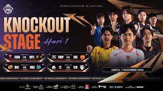 LIVE | Kejuaraan Dunia MLBB M6 | Knockout Stage Hari 1