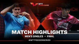 Benedek Olah vs Cho Daeseong | MS Final | WTT Feeder Otocec 2024 Presented by I Feel Slovenia