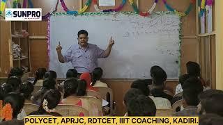 Sunpro Coaching Academy POLYCET APRJC RDTCET IIIT COACHINGS #sunprocoachingacademy #aprjc #polycet