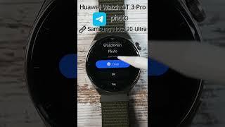 Huawei Watch GT 3 Pro receiving a Photo in a Telegram message #huaweiwatchgt3pro