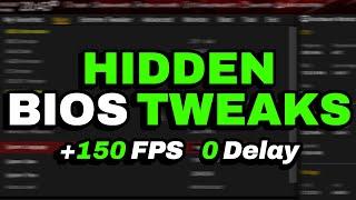 Hidden BIOS Tweaks That INSTANTLY Boost Gaming Performance 