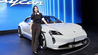 눈물자국 ㄷㄷ...살 쪽빠진 신형 포르쉐 타이칸 리뷰! 실물 보니 (페이스리프트, 터보S, porsche)