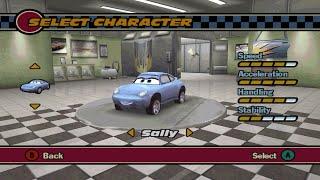 Cars GameCube - Sally Gameplay (Dolphin)