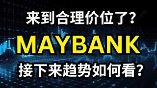 来到股息投资合理价位了？MAYBANK趋势怎么看？#银行股 #maybank #publicbank #马股 #股息 #价值投资