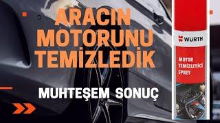 Würth Motor Temizleme Spreyi Nasıl Kullanılır ve Sonuç - How to Use Würth Engine Cleaner Spray