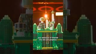 Epic LEGO Emerald City from Wicked LEGO Masters episode!  #wicked