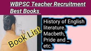 WBPSC Teacher Recruitment Best Books//PSC assistant teacher recruitment form fill up/Slst update