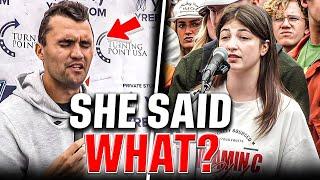 Charlie Kirk Shocks Pro-Abortionist, Gets Her to Admit She's Wrong