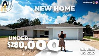 Affordable Dream Homes: Touring a Brand-New Construction Under $280,000!