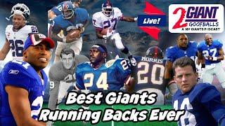 Best Giants Running Backs Ever