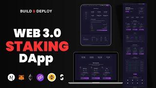 Build & Deploy Web 3.0 Token Staking Dapp Using Solidity, Nextjs, Wagmin, Context API | Blockchain