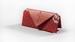 How to make a paper wallet | Origami wallet | Easy origami