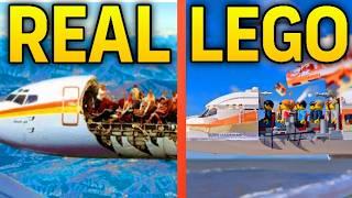 Plane Crash Animation VS Lego Recreation FULL MOVIE 2