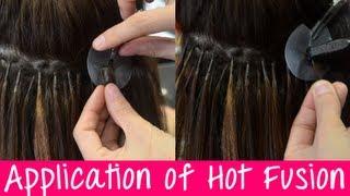 Keratin Hot Fusion Hair Extensions - Application & Information | Instant Beauty 