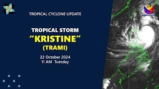 Press Briefing: Tropical Storm #KristinePH at 11 AM | October 22, 2024 - Tuesday