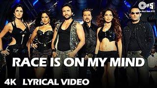 Race Is On My Mind (Lyrical) Saif Ali K, Bipasha, Katrina K, Anil K, Akshaye K | Sunidhi C, Neeraj