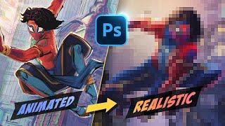 SPIDER-MAN INDIA made REALISTIC in Photoshop!