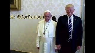 #viral: #trump y #papa #francisco 