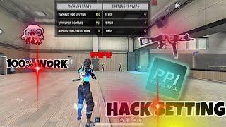 PPi Calculator Free Fire New Setting|️ Increase Dpi | Free Fire Headshot Setting ️ % working 