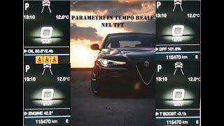 PRESSIONE OLIO/INTASAMENTO DPF nel TFT | Alfa Romeo Giulia/Stelvio 2.2 JTDm - CAN2IP