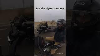 Right Company-Rainy Ride #motorcycle #motorcyclevlog #twowheelsforever