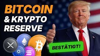 Trump sorgt mit KRYPTO-RESERVE für Aufregung! Was das für Bitcoin & Co. bedeutet