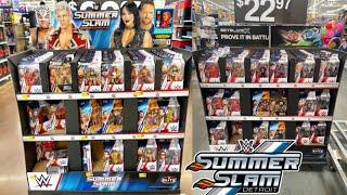 EPIC WWE ELITE ACTION FIGURE TOY HUNT! NEW SUMMER SLAM DISPLAY AT WALMART!