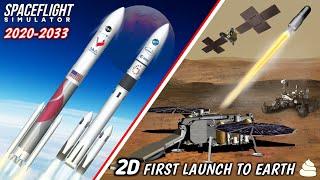 Mars Sample Return Full Mission Launch To Landing & Earth Return In Spaceflight Simulator