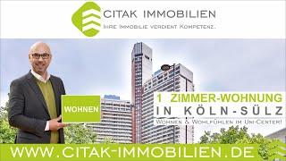 Immobilien Köln -  1,5 Zimmer Appartement im Unicenter in Köln-Sülz