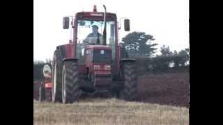 Fiatagri F140 ploughing