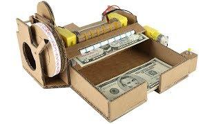 How To Make Money Counting Machine - Cardboard