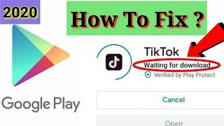 Waiting for download Google play Store problem solve |  How to Fix waiting for download problem