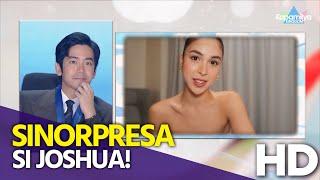 Julia Barretto, sinorpresa si Joshua Garcia sa kanyang contract signing sa ABS-CBN