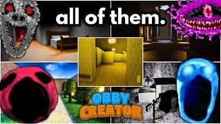 I Made 5 Obby Creator Horror Games (ALL GAMES)