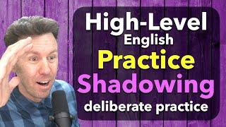 English Speaking Shadowing Practice for Fluency