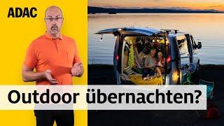 Darf man im Wohnmobil übernachten? Diese Regeln sind zu beachten! | ADAC | Recht? Logisch!