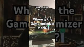 How to open Game optimizer menu on your LG TV?