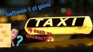 Həftənin 1ci günü 10 azn yanacaqla,8 saat işləmək və qazanc