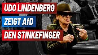 Udo Lindenberg zeigt AfD den Stinkefinger – unwürdiger Ehrenbürger!