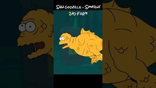 All forms of Shin Godzilla - Simpsons #shorts #shingodzilla #simpsons