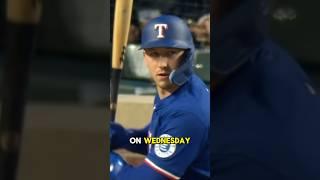 Wyatt Langford Injury  #sports #baseball #mlb #shortsfeed #shorts #rangers #texas #viral