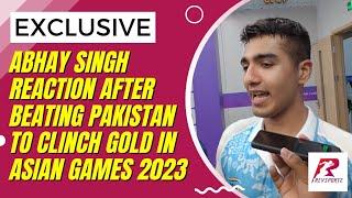 Will celebrate by watching Manchester United's match tonight- Abhay Singh after winning gold .