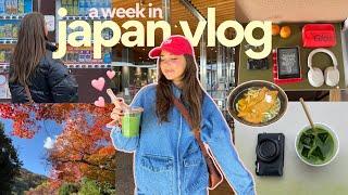 a week in japan vlog: what we ate & did, matcha crawl, 7 eleven hauls (kyoto + osaka)