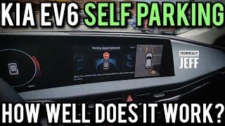 Kia EV6 Smart Self Parking Test Demonstration - Can the EV6 Really Park Itself?