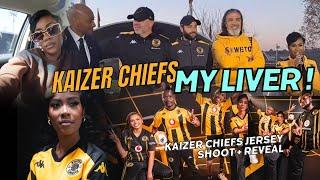 Kaizer Chiefs MY LIVER ! ️| Jersey Shoot + MC for Launch VLOG