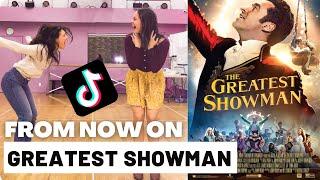 FROM NOW ON | Greatest Showman Tiktok Dance (side by side with the movie)