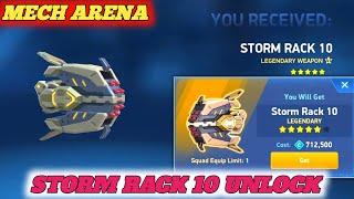 Finally Let's Unlock Legendary Storm Rack 10  - Mech Arena