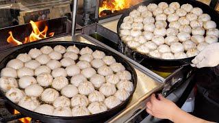 15,000 Dumplings Sold out Every Day! The Juiciest Grilled Dumpling - Korean street food