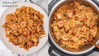 Instant Pot Jambalaya (Quick and Easy Jambalaya Recipe)