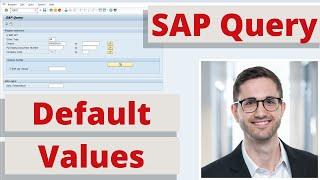 SAP Query Default Values - Prefilling Selection Screen